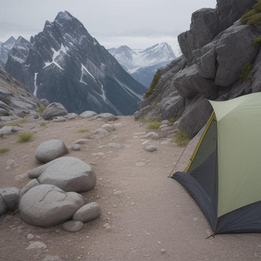 【トレッキングポール】足元の安定性を高める | 岩場が続く登山道でのサポート方法 をイメージした ハイキング の写真