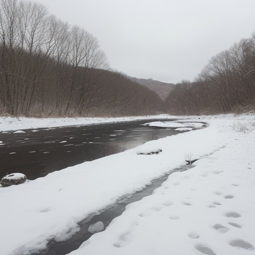 【鮒】里山の川で狙う淡水魚釣り | 冬の仕掛けと釣果についてまとめた記録 をイメージした 冬、川 の写真