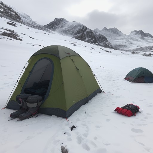 【雪山装備】冬の山で身を守るための道具 | 雪山の歩行準備と注意点 をイメージした 冬、雪景色、山 の写真
