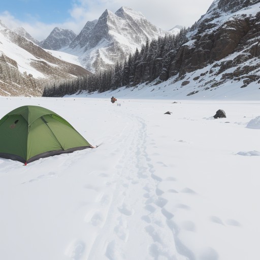 【アイゼン】登山での歩きやすさを左右する | 雪道の足元と選び方のポイント をイメージした 冬、雪景色、山 の写真