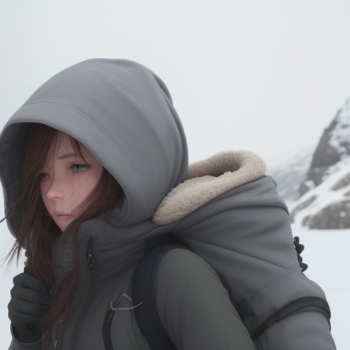 【サーマルウェア】冬の登山で体温を調節する | 保温性の選び方 をイメージした 冬、山 の写真