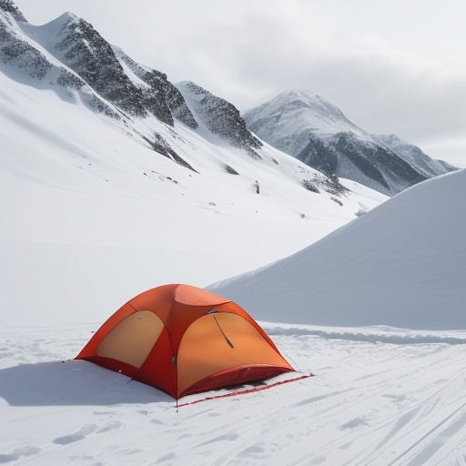 【スキー】冬の雪山で体を動かす | 運動量の目安と体力の消耗への備え をイメージした 冬、山、雪景色 の写真