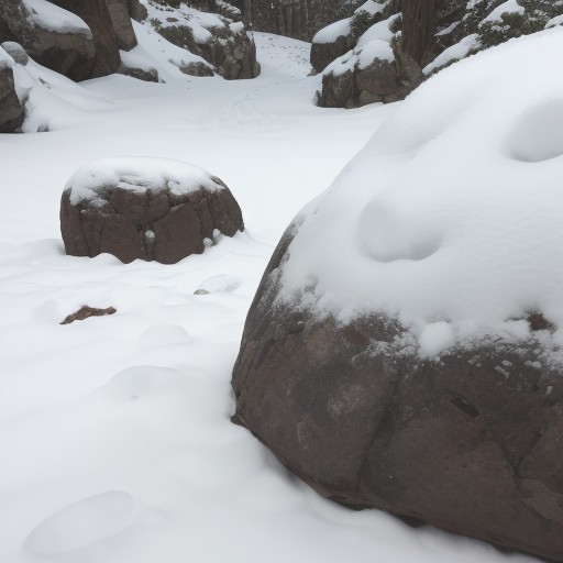 【登山靴】外郭の素材と耐久性 | 岩場や雪山を歩くための選び方 をイメージした 雪景色、冬、ハイキング の写真