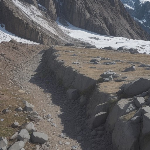 【地震】山道や岩場で生き残るための行動 | 避難ルートの判断基準 をイメージした 山 の写真