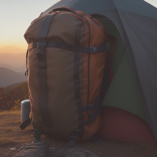 【登山装備】秋の紅葉を歩く準備 | 山行で使う持ち物チェックリスト をイメージした 秋、山、夕日 の写真