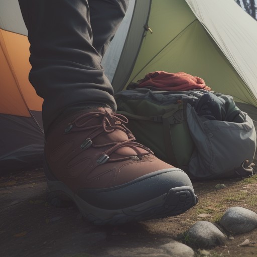 【登山用品】軽量化で体への負担を減らす | 秋の山頂へ向かう装備 をイメージした 秋、ハイキング、ハイキング の写真