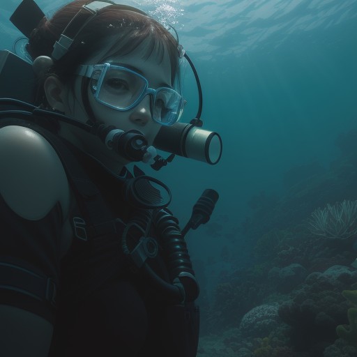 【スキューバダイビング】海での水中呼吸 | マスクの選び方と付け方 をイメージした自然風景の写真