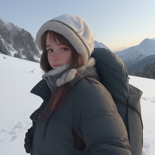 【保温着】冬の登山で体温を維持する | 体を温めて寒さをしのぐ選び方 をイメージした 冬、雪景色、山 の写真