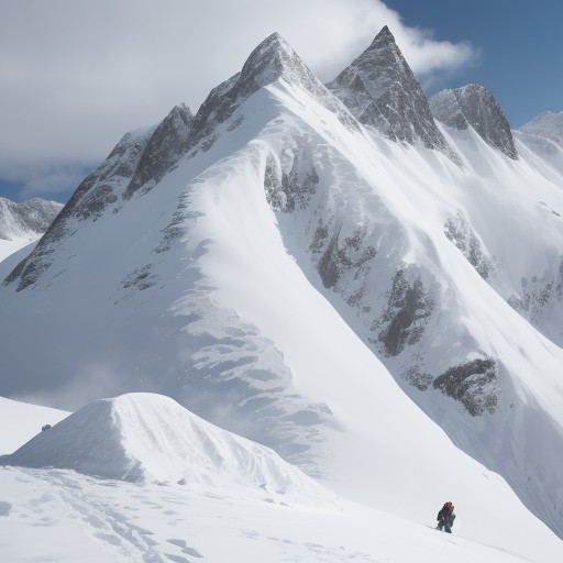 【天気予報】雪の積もる量でルートを判断する | 登山の計画を立てる をイメージした 雪景色、冬、山、雪景色 の写真