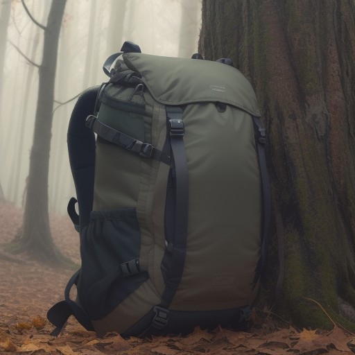 【バックパック】携帯用バッグに荷物をまとめる | 山道を歩くための収納術 をイメージした 秋、ハイキング の写真