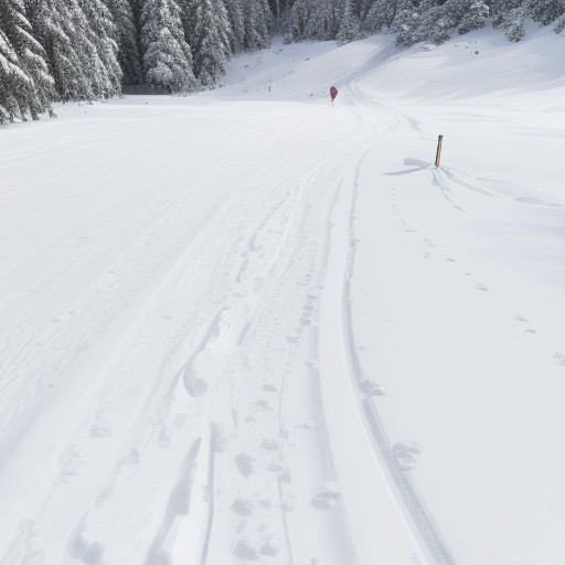 【スノーボード】スキー場のコース選び | 雪山の斜面を滑る時間 をイメージした 雪景色、冬、雪景色、雪景色 の写真