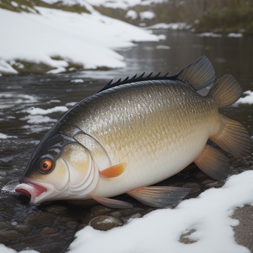 【鮒】里山の川で狙う淡水魚釣り | 冬の仕掛けと釣果についてまとめた記録 をイメージした 冬、川 の写真