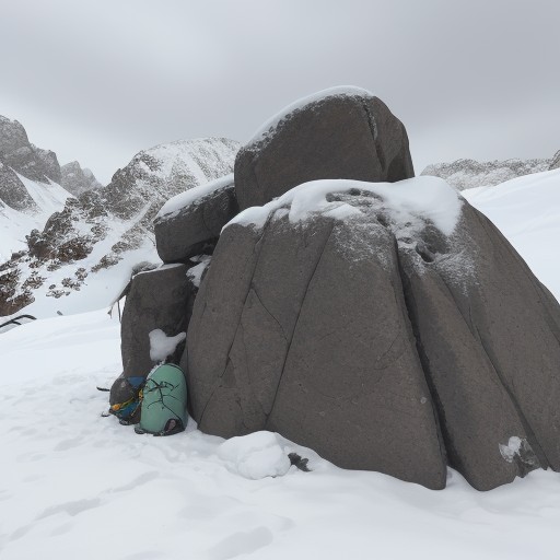 【安全装備】冬の登山に備えるヘルメット選び | 岩場を歩くための準備リスト をイメージした 冬、雪景色、山 の写真