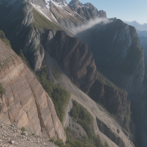 【地震対策】山の中で揺れを感じた時の行動 | 避難場所の選び方 をイメージした 山 の写真
