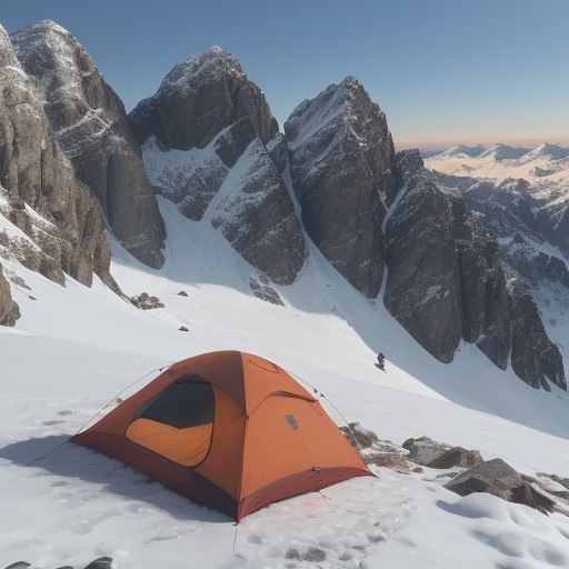 【登山】目標の高度差を克服した達成感 | 山頂から眺める紅葉の景色 をイメージした 秋、冬、山 の写真