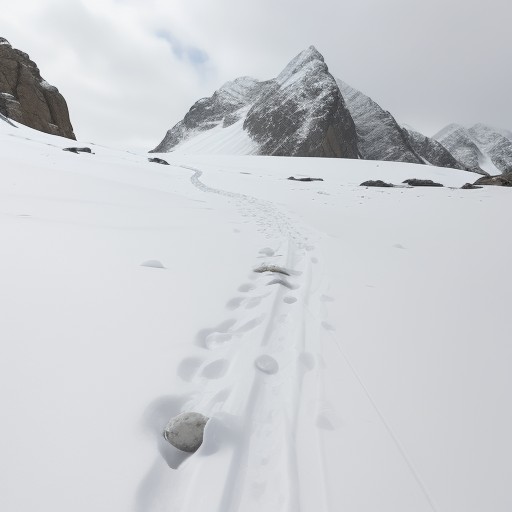 【気温予測】冬山の天気をチェックする方法 | 登山計画を立てる際のポイント をイメージした 冬、雪景色、山 の写真
