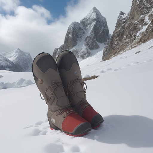 【アイゼン】登山での歩きやすさを左右する | 雪道の足元と選び方のポイント をイメージした 冬、雪景色、山 の写真